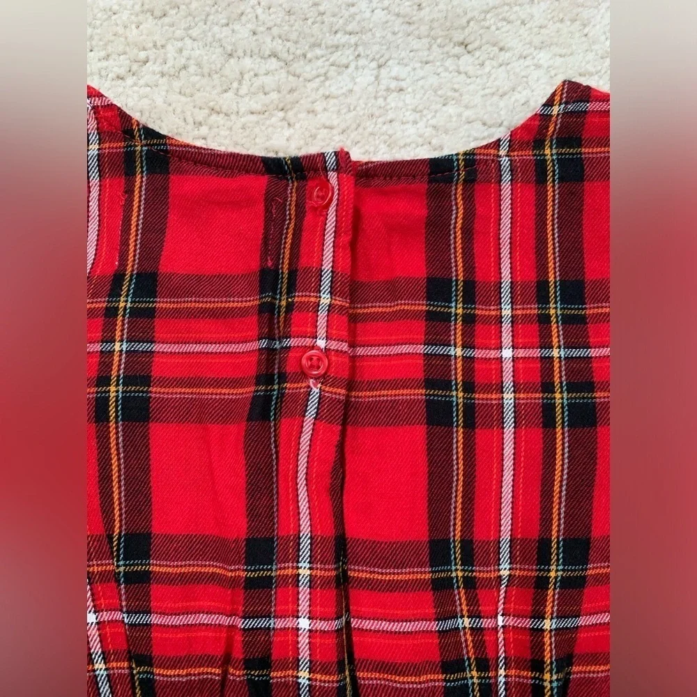Old Navy NWT Size 5T Red Holiday Plaid Dress